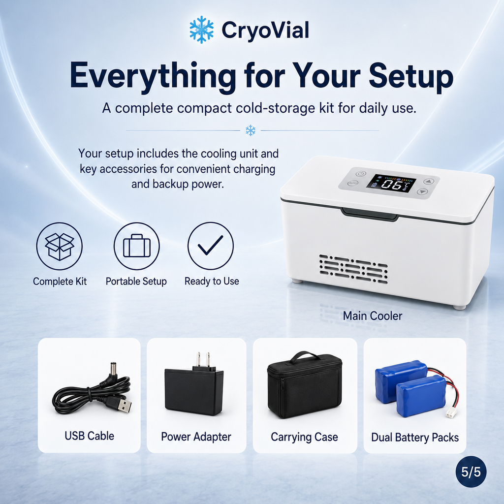 CryoVial Peptide Cooler