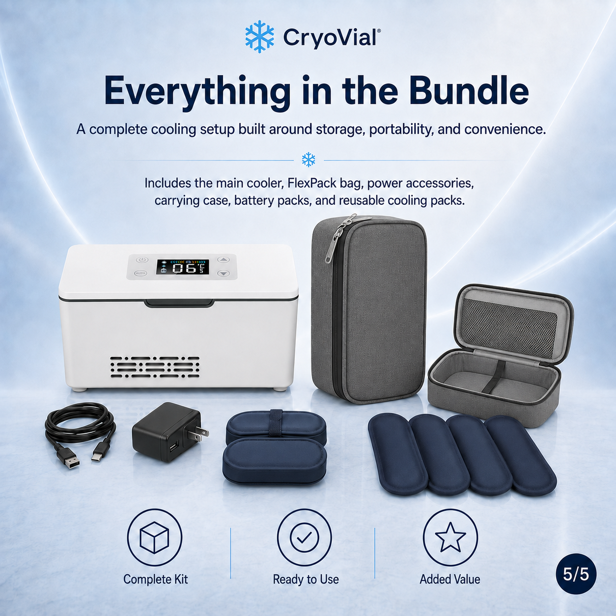 CryoVial Complete Cooling Bundle
